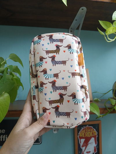 Cartuchera Vertical triple salchis 