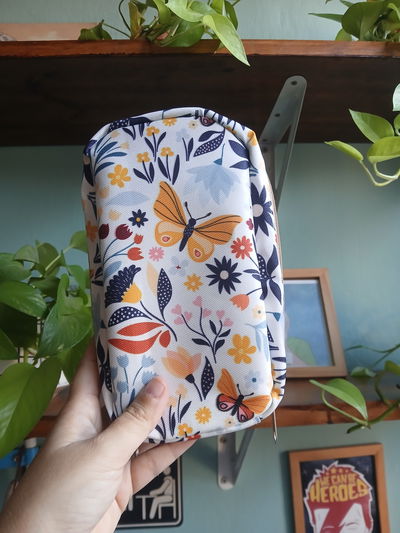 Cartuchera Vertical triple mariposas