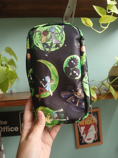 Cartuchera Vertical triple Rick y Morty 