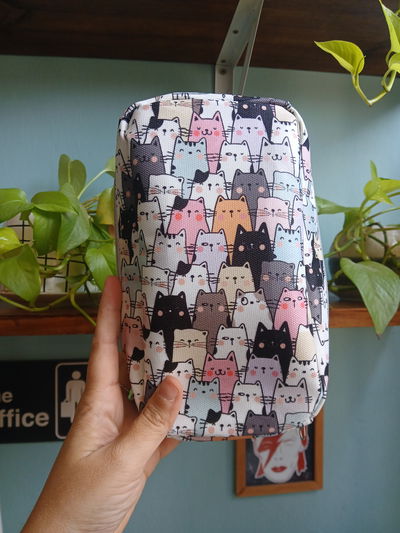 Cartuchera Vertical triple gatitos