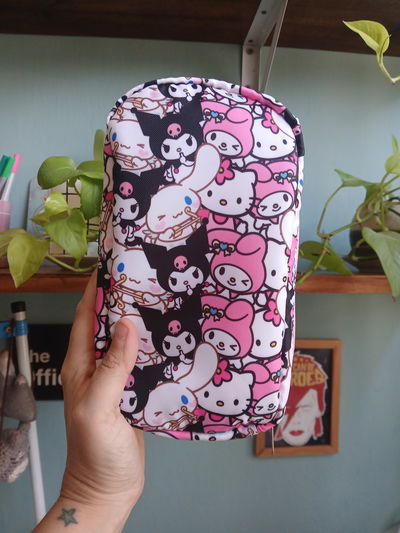 Cartuchera Vertical triple Kitty, My Melody, Kuromi