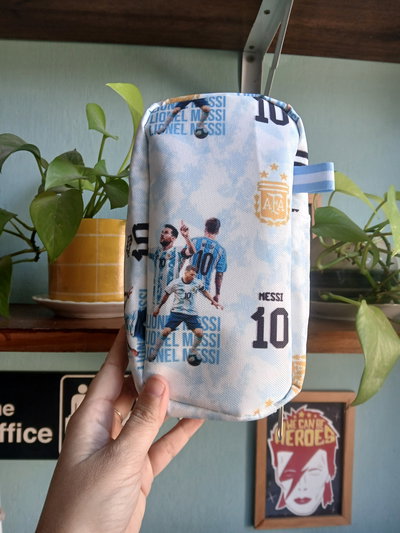 Cartuchera Vertical triple Messi 