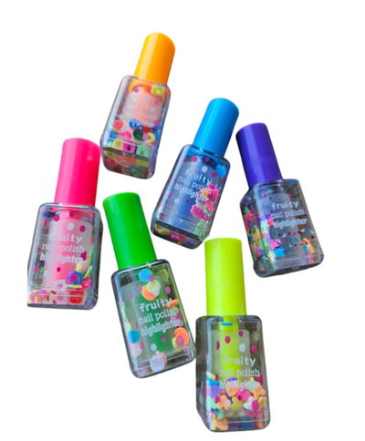 Resaltadores fluo envase esmalte