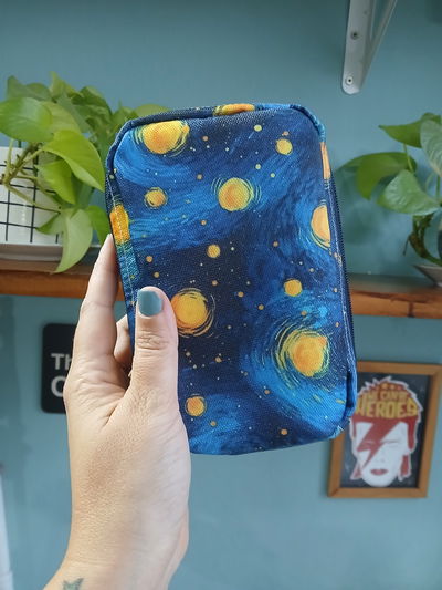 Cartuchera vertical simple La noche estrellada 