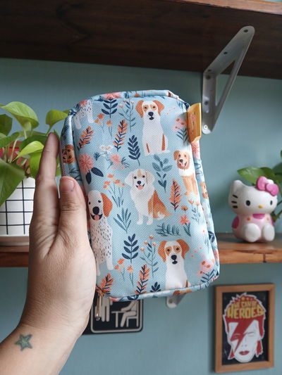 Neceser vertical simple Perritos