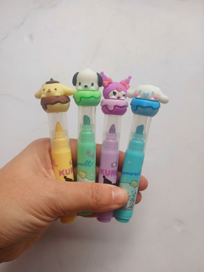 Resaltadores cabezones Sanrio 