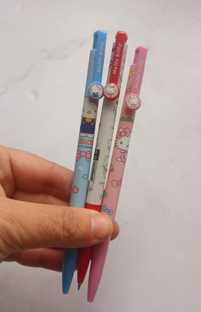 Lapiceras azules Hello KItty