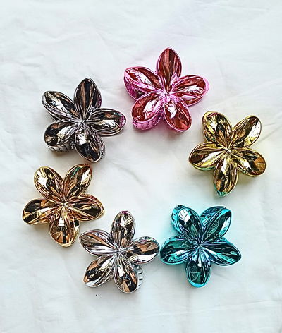 Broche Hawai Efecto Espejo  x6