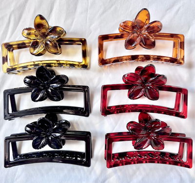 Broche Rectangular Hawái x 6