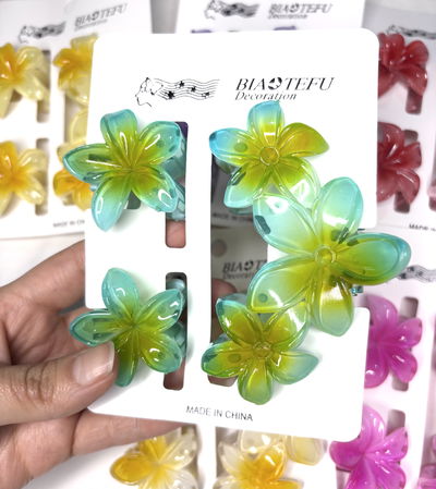 Set Broche Triple Hawái x6