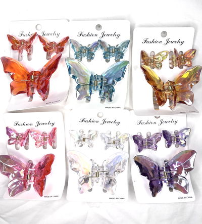Set Broche Mariposa Holo x6