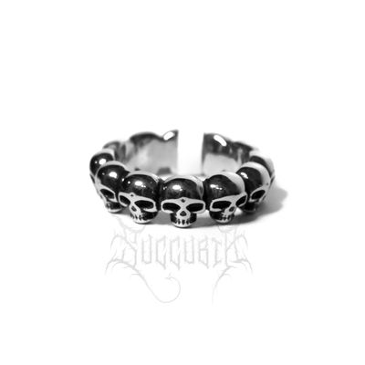 Anillo Skulls (Talles 21, 22 y 24 - Acero Quirúrgico)