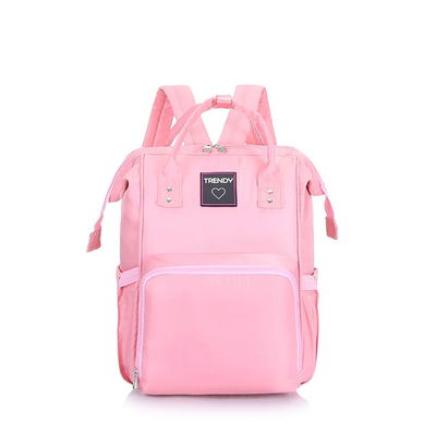 Mochila maternal trendy 17" rosa