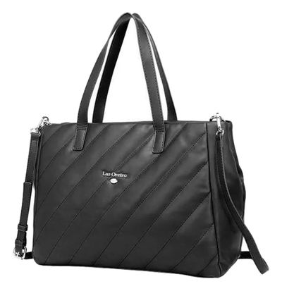 Cartera bandolera negra las oreiro art.22130