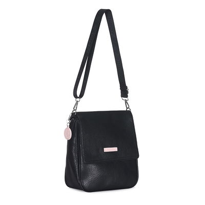 Cartera bandolera Morral trendy negro art.17506