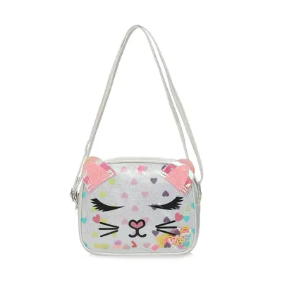 Cartera infantil blanca gatita trendy art 17432
