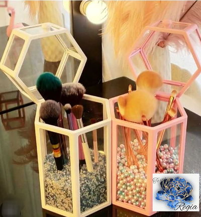 Porta Brochas con Perlas 
