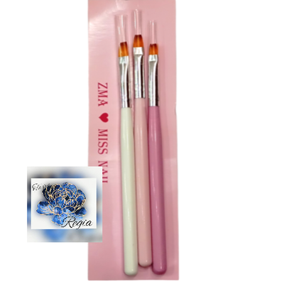 Pincel para gel ZMA (unidad o paquete por 3pcs) elegir opcion 