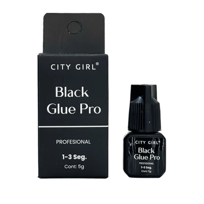 Pegamento Adhesivo para Pestañas 1 -3 S Black Glue Pro City Girl 