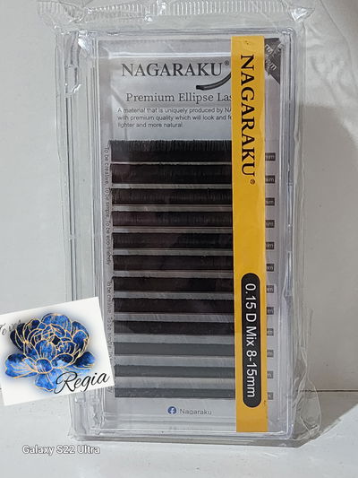 Pestaña Nagaraku  0.15 Mix pestaña premium Ellipse Lashes