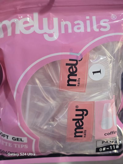 Tips Coffin Mely Prelimados bolsa 504 pcs