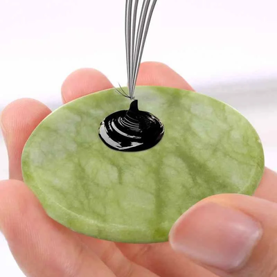 Piedra Jade porta pegamento 