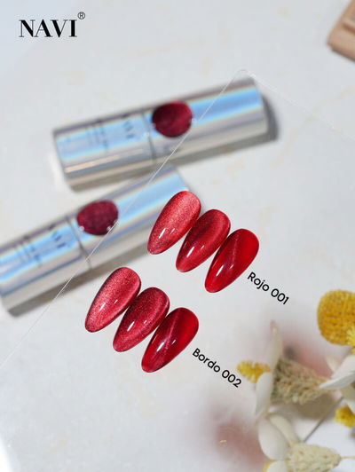 Semp. Cat Eyes Rojo 02 Navi ojo de gato Magnético 