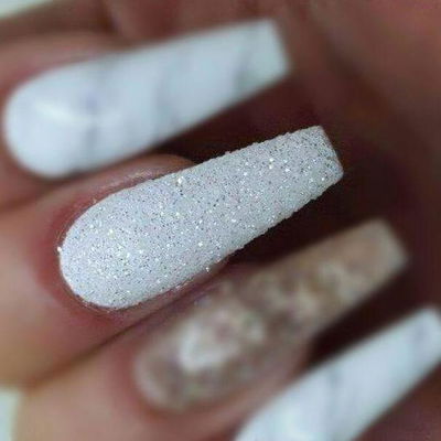 Glitter Fino blanco azucar