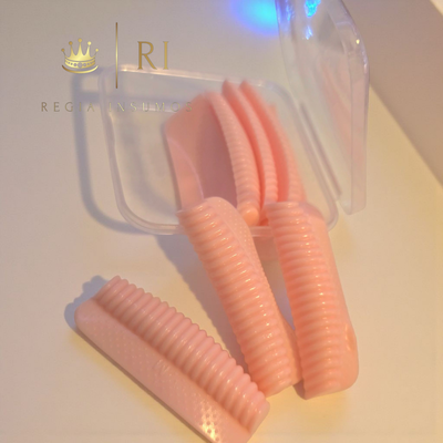 Bigudies Anatomicos rosa con ranura Pads Calidad Premium 