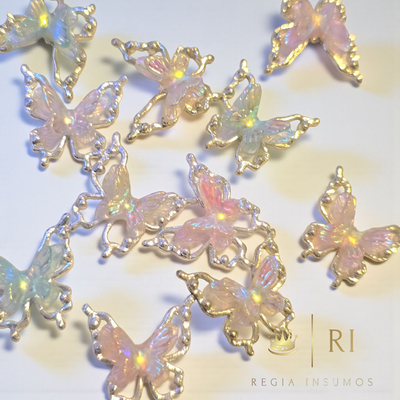 Dije Mariposas iridiscentes