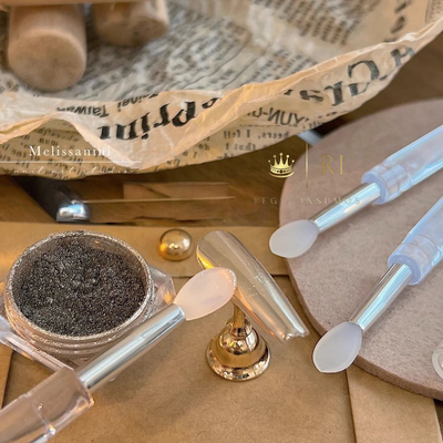 Aplicador de silicona para polvos