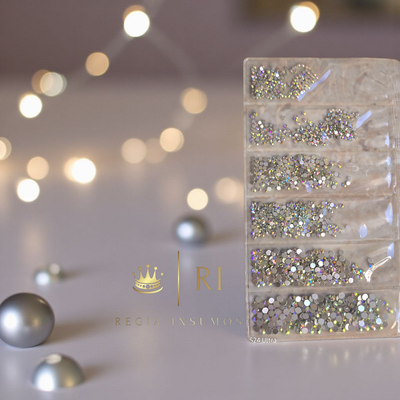 Strass 1440 pcs Tornasol 6 medidas