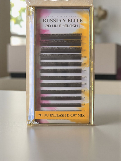 YY UU D 0.07 Mix Russian Elite Neicha Fibras Pestañas Tecnológicas