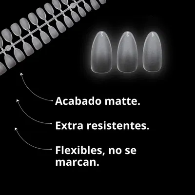 Tips Almendra Regular Mely prelimadas