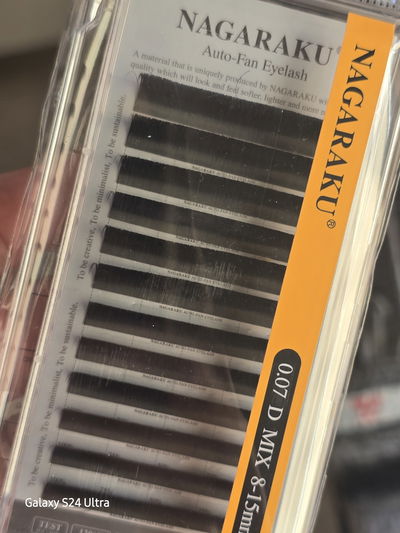 0.07 D Mix Nagaraku Fibras Pestañas Tecnológicas 