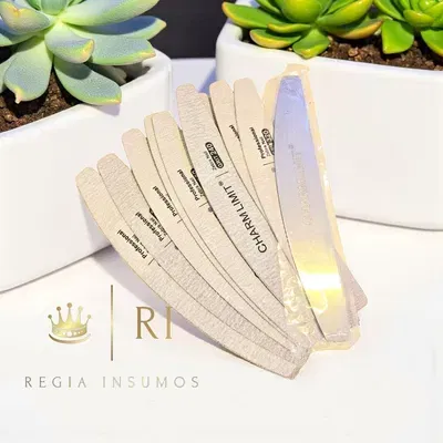 Lima Set base metalica y 10 limas adhesivas