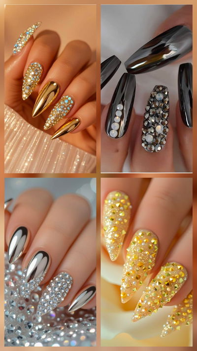 Strass Cristales colores  1440 pcs distintas medidas 018