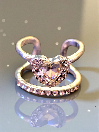 Anillo Plata regulable para Foto Cristales 