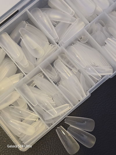 Tips Coffin Regular Prelimados 500 u