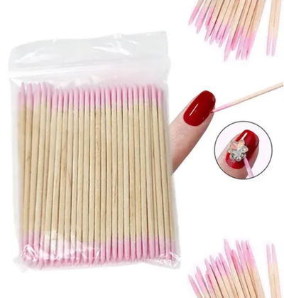 Microhisopos doble punta de madera