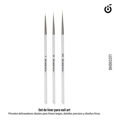 LINER set 3 medidas Cherimoya 5,  7 y 11 mm