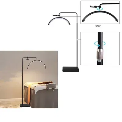 Lampara Luz Medialuna 26'' Articulada con pie