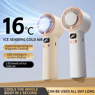 Ventilador portatil Recargable Turbo alta potencia enfria el viento