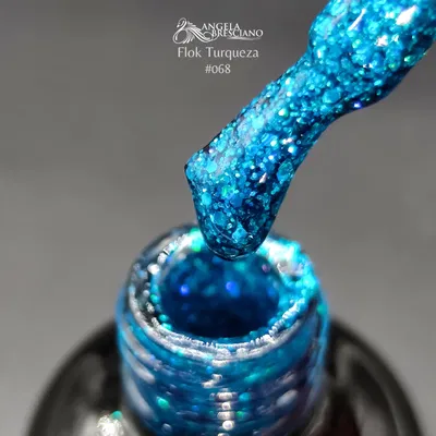 Semi Flok Turquesa 068 Angela Bresciano 15 ml 