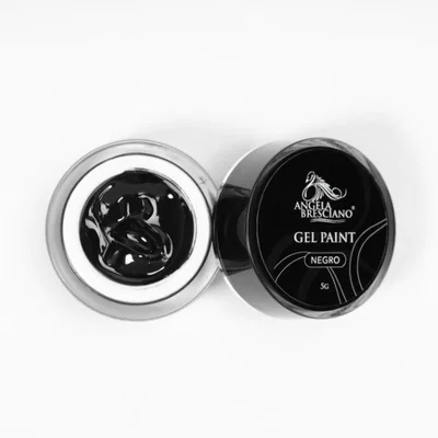 Gel Paint Negro Angela Bresciano 15 ml