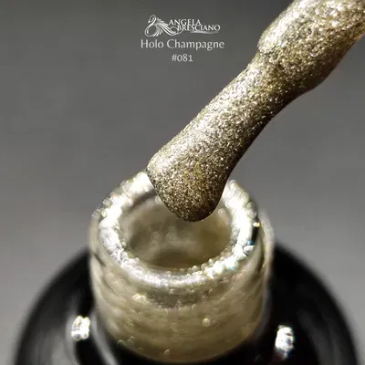 Semi Holográfico Champagne 081 Angela Bresciano 15 ml 
