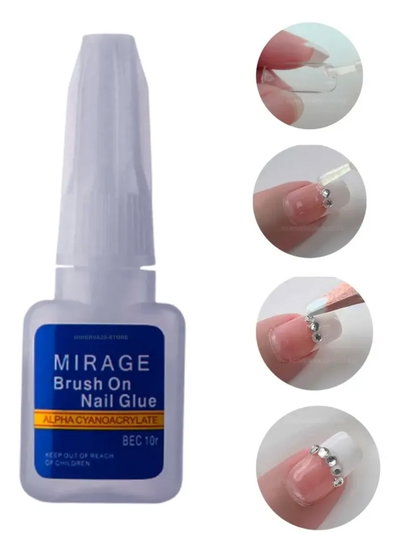 Glue con pincel cyanoacrilato