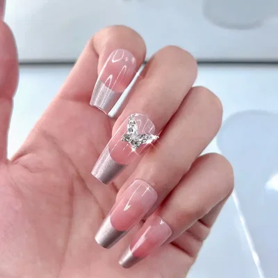 Dije Mariposas Cristales aplique