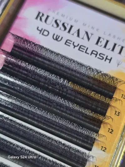 4D W  D 0.07 Mix Russian Elite Neicha Fibras Pestañas Tecnológicas 