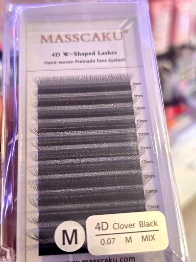 4D W D 0.07 Mix Foxi M Masscaku Fibras Pestañas Tecnológicas 